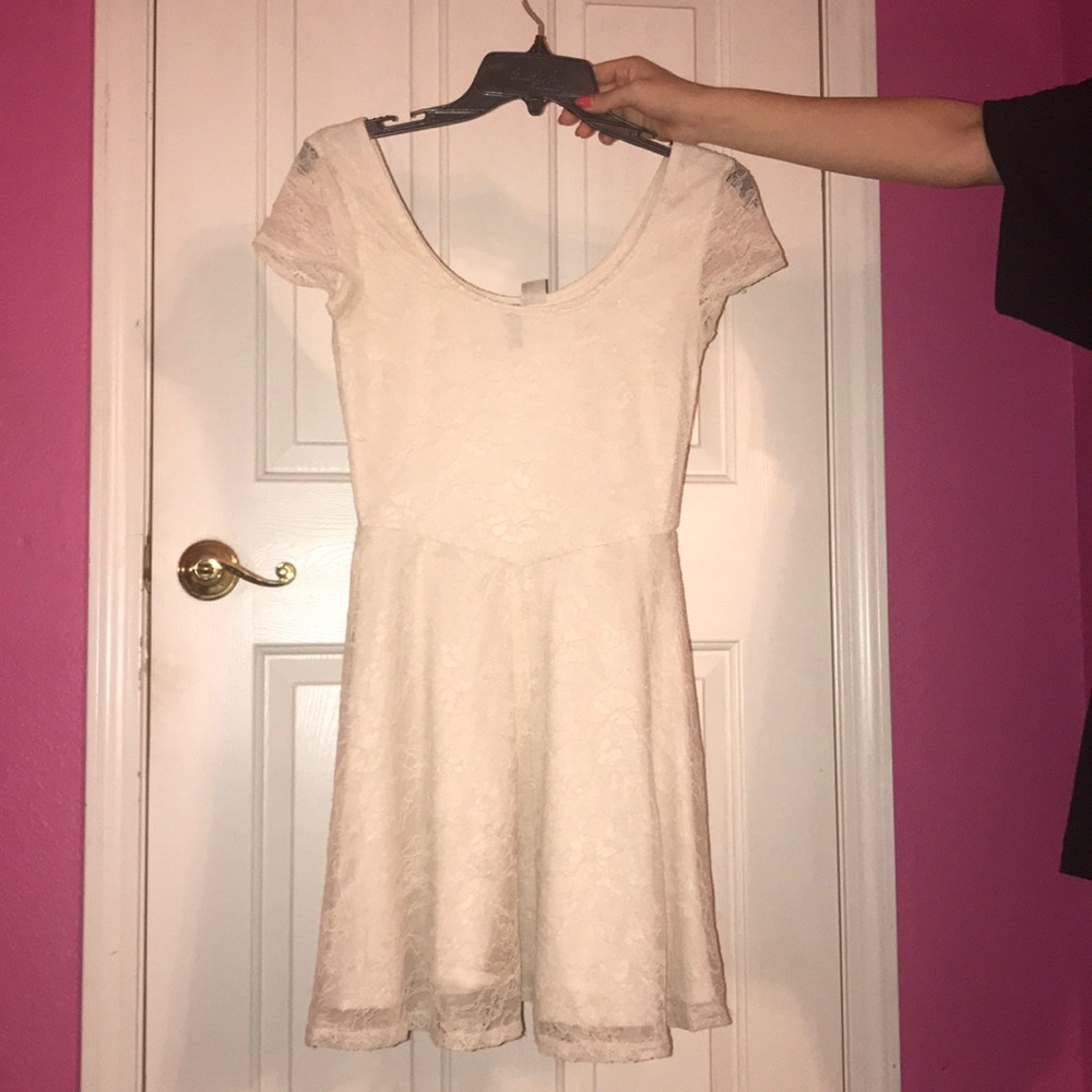Lace skater dress